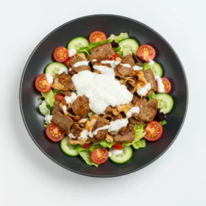 Drehspießsalat Hähnchen